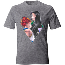 Carica l'immagine nel visualizzatore di Gallery, T-Shirt Unisex Illumi & Hisoka - Hunter x hunter