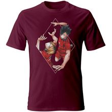 Carica l'immagine nel visualizzatore di Gallery, T-Shirt Unisex Kuro & Kenma - Haikyuu