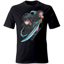 Carica l'immagine nel visualizzatore di Gallery, T-Shirt Unisex Muichiro - demon slayer