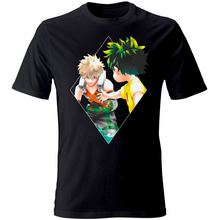 Carica l&#39;immagine nel visualizzatore di Gallery, T-Shirt Unisex Bakugou x Deku - My hero academia
