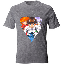 Carica l&#39;immagine nel visualizzatore di Gallery, T-Shirt Unisex Asuka, Shinji, Rei - Evangelion
