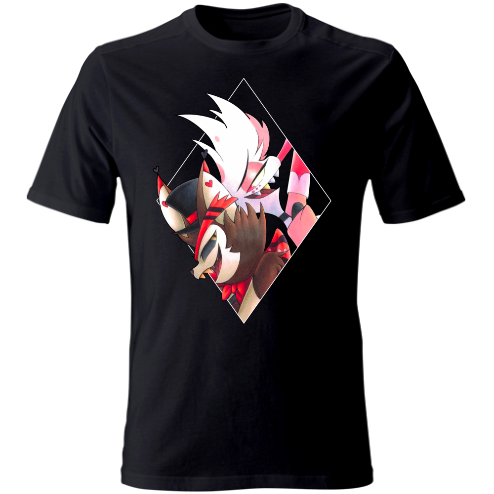 T-Shirt Unisex Angel x Husk - Hazbin hotel