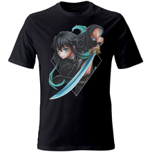 Carica l&#39;immagine nel visualizzatore di Gallery, T-Shirt Unisex Muichiro - demon slayer
