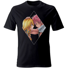 Carica l&#39;immagine nel visualizzatore di Gallery, T-Shirt Unisex Natsu &amp; Lucy - Fairy tail
