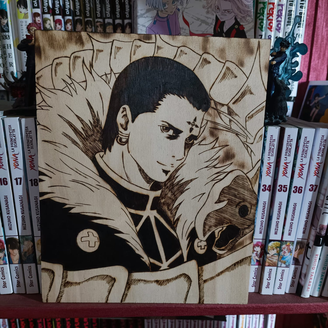 Tavola su legno Chrollo Lucifer