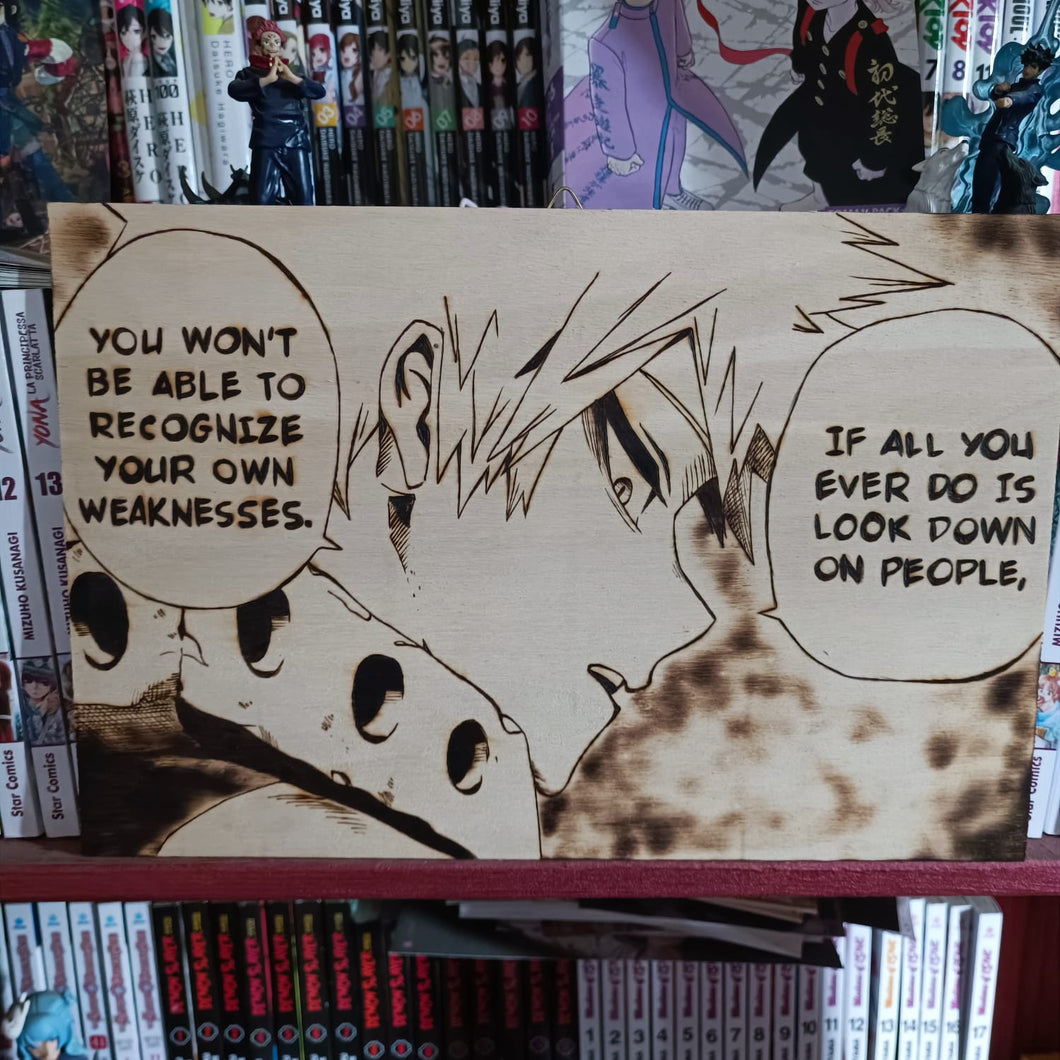 Tavola su legno Bakugou Katsuki