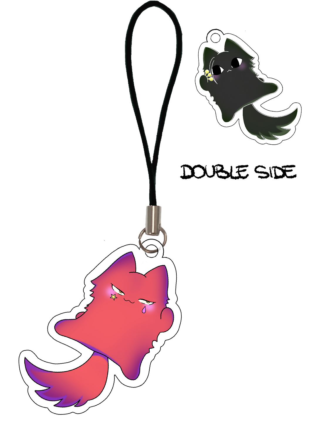 Hisoka & Illumi Neko - Phone charm