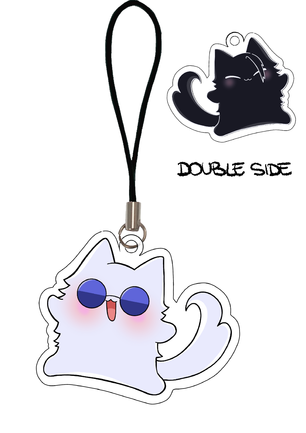 Gojo & Geto Neko - Phone charm