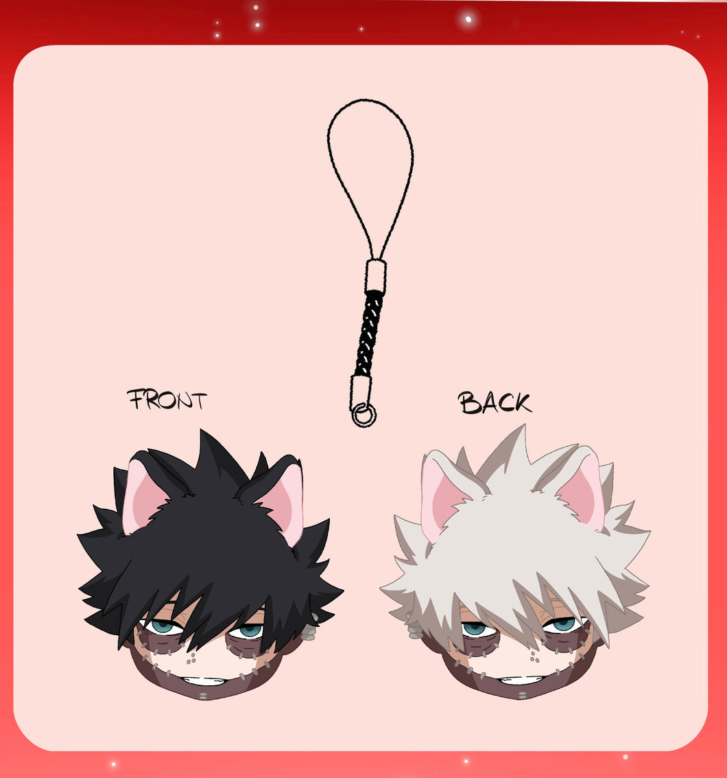 Phone charm double side Dabi - my hero academia