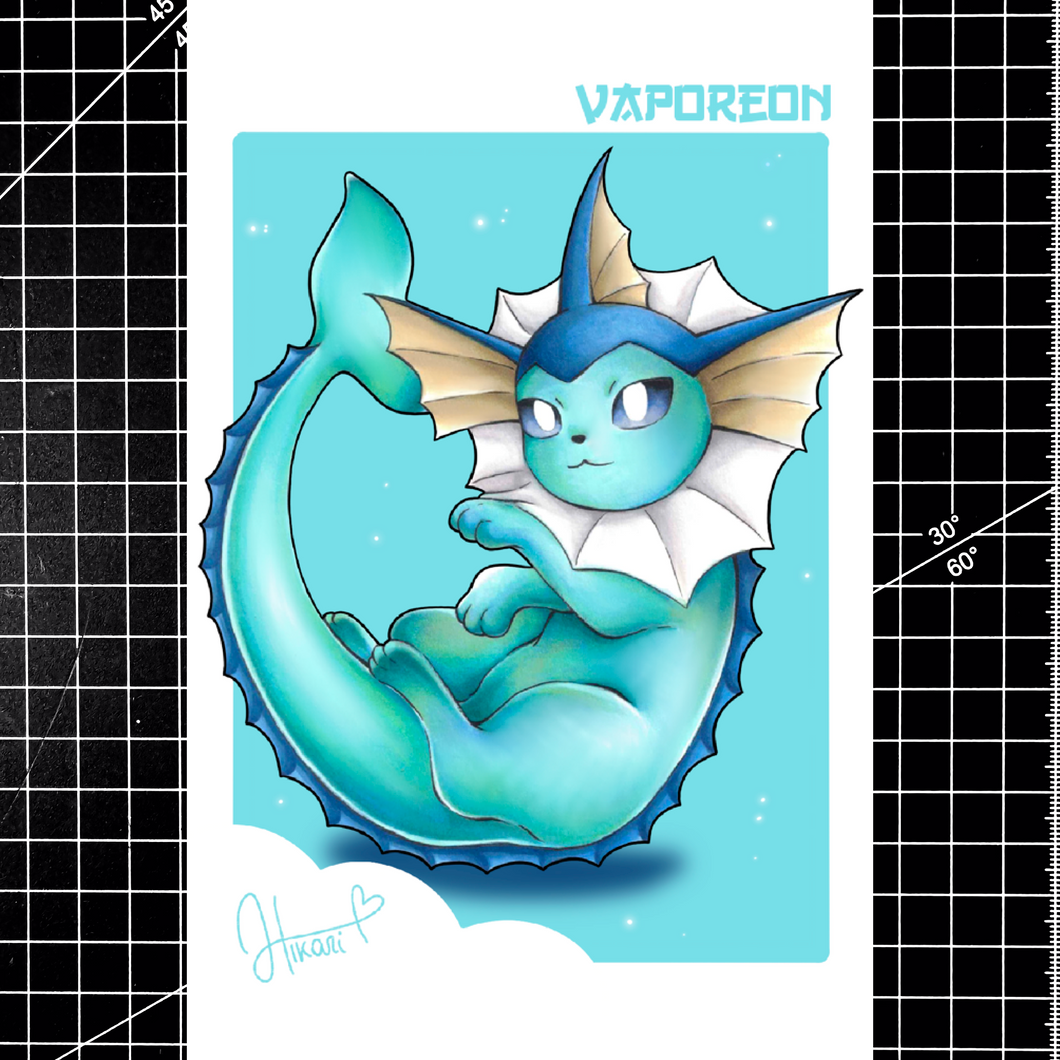 Vaporeon - pokècard