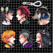 Load image into Gallery viewer, Charm Tanjiro squad - Demon slayer
