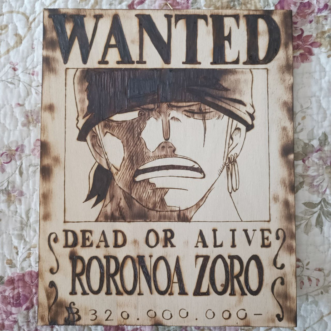 Tavola su legno Zoro