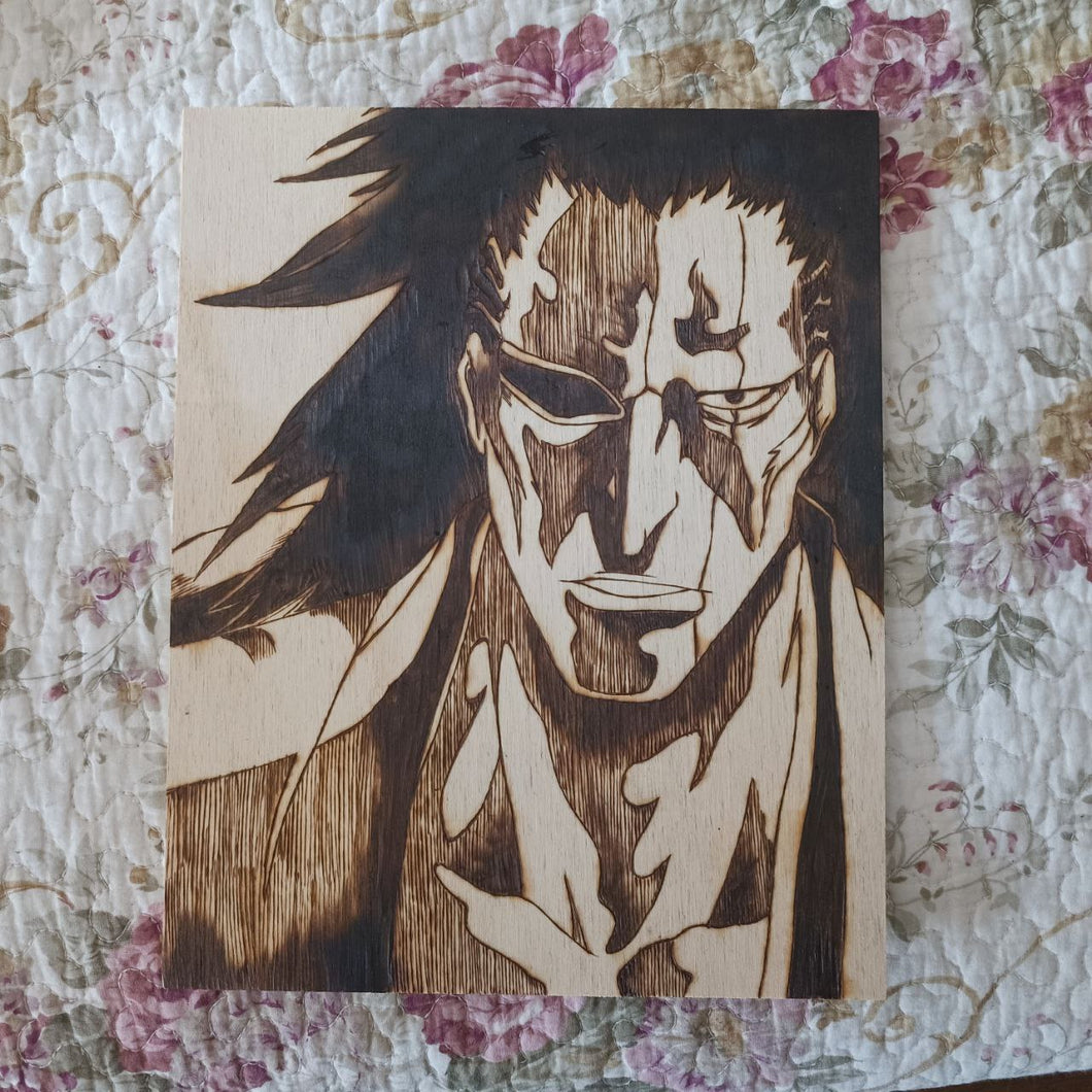 Tavola su legno Kenpachi Zaraki