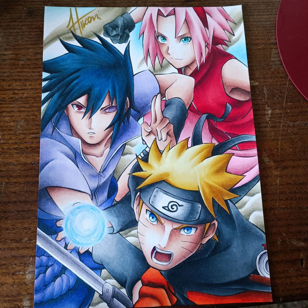 Trio naruto, sasuke, sakura