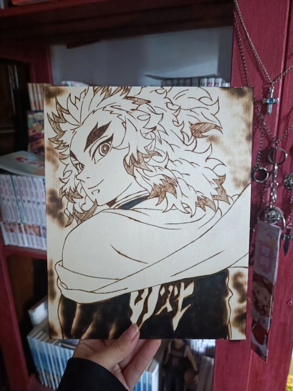 Tavola su legno Rengoku