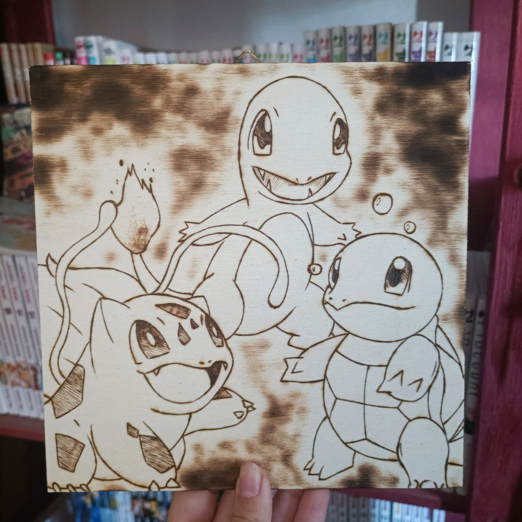 Tavola su legno Pokèmon