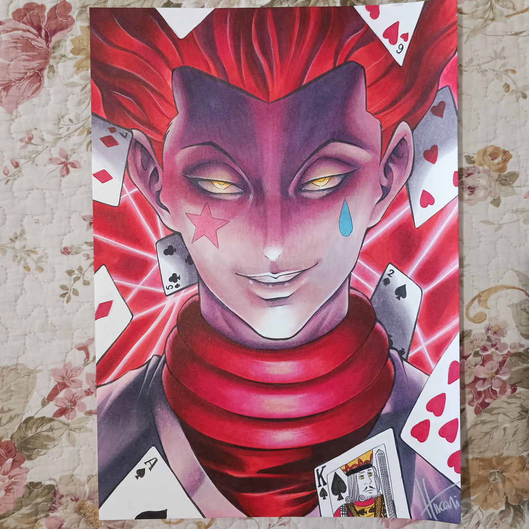 Hisoka red - hunter x hunter