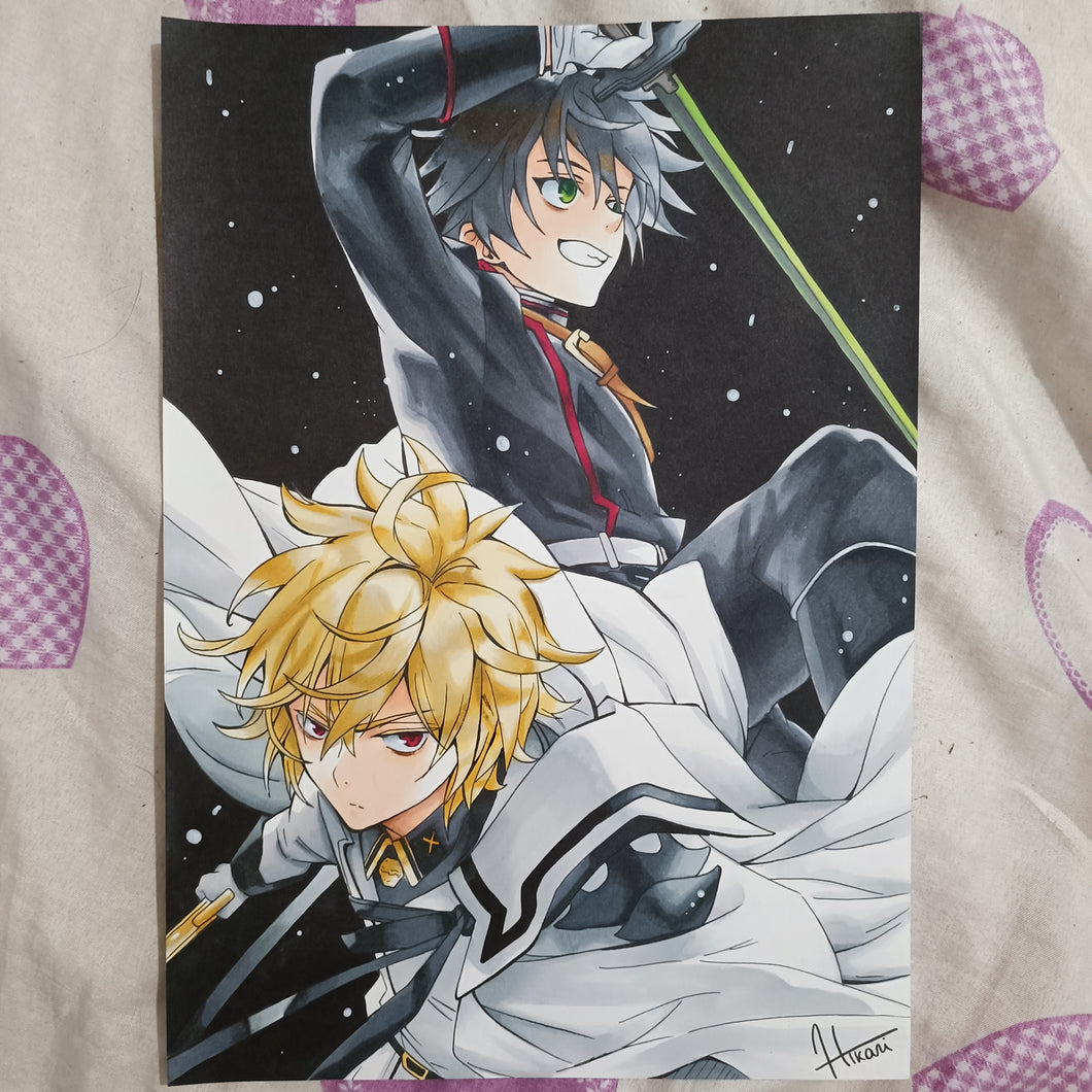 Yu & Mika - owari no seraph