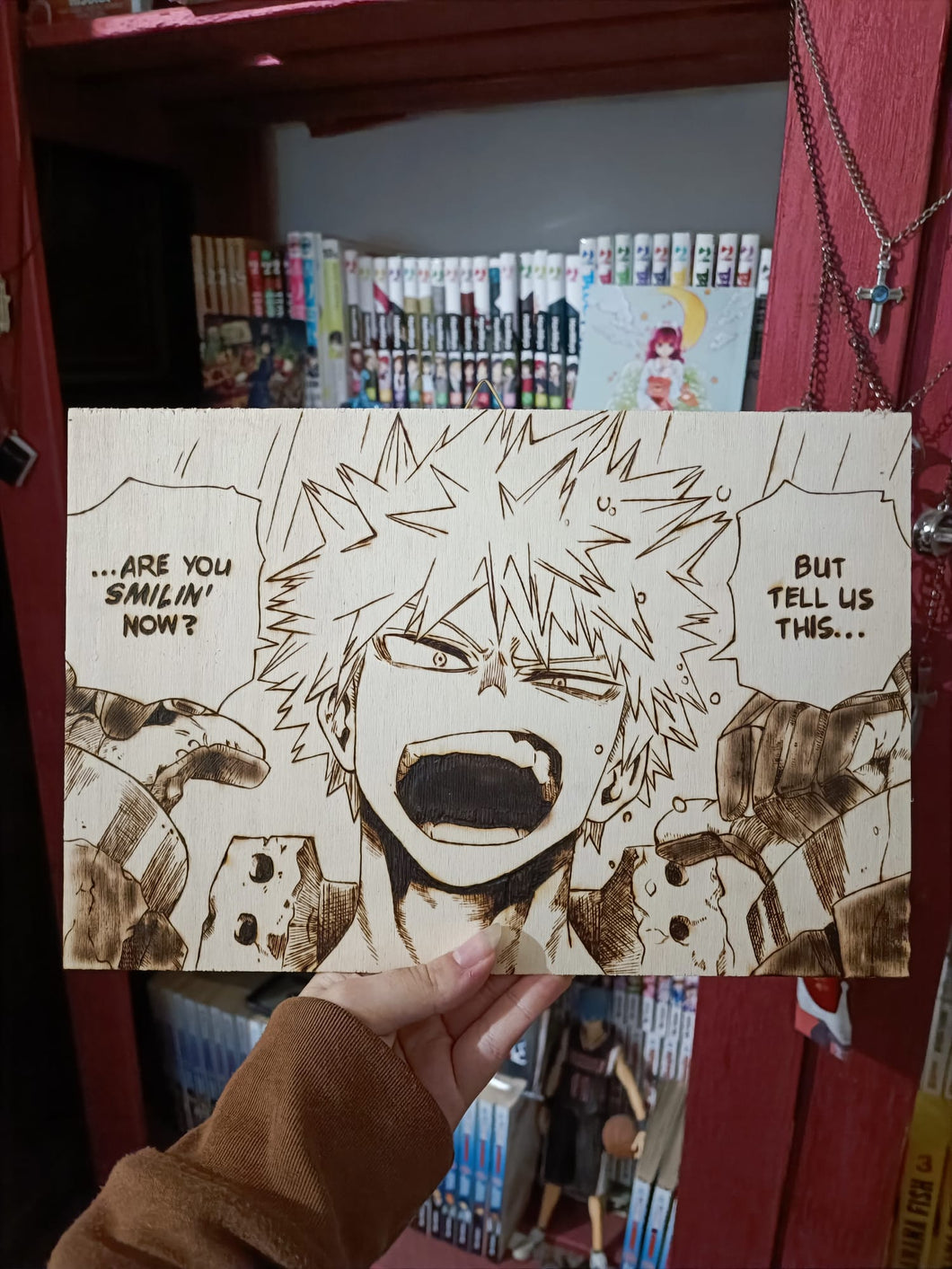 Tavola su legno Bakugou