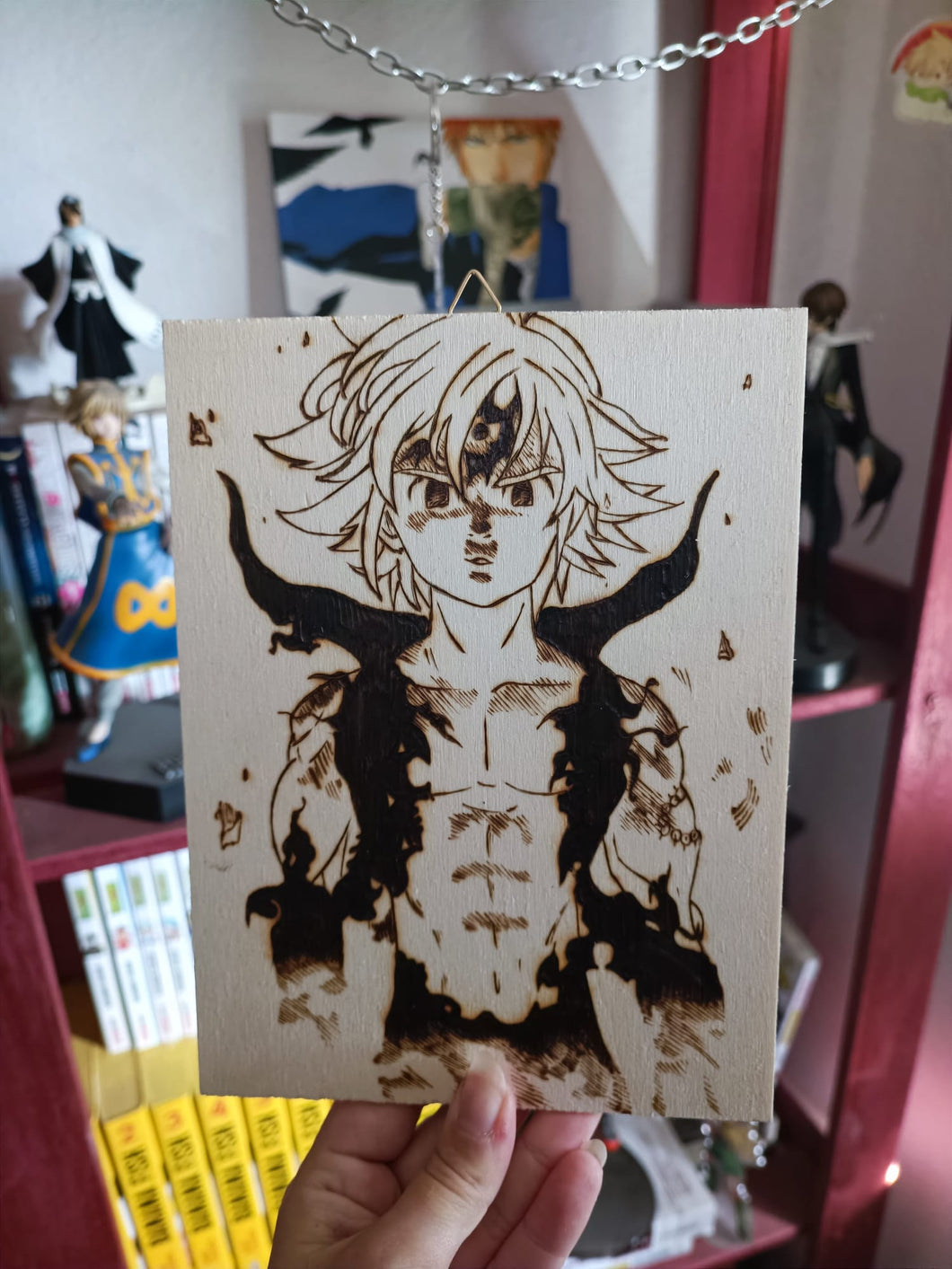 Tavola su legno Meliodas