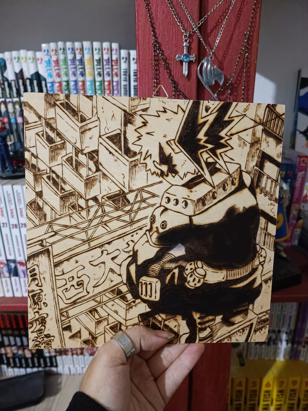 Tavola su legno Bakugou